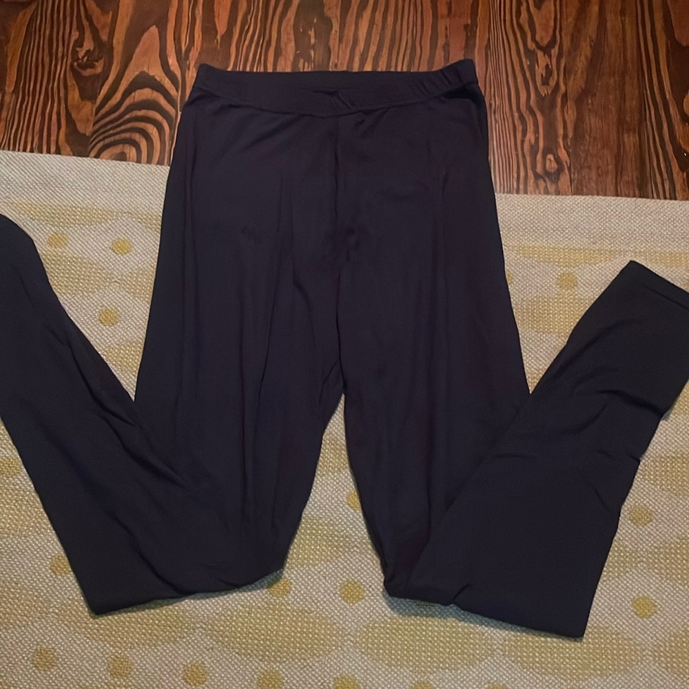 Heathmoor navy blue black leggings
